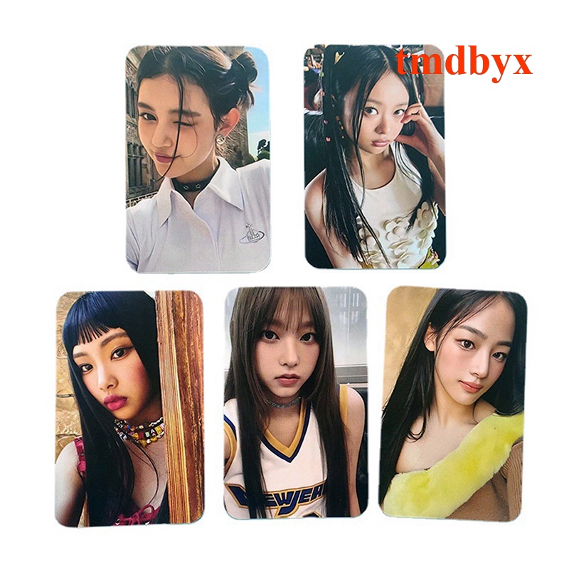 Set 5 Tấm CARD Hình Nhóm Nhạc NEWJEANS NEWJEANS Thẻ