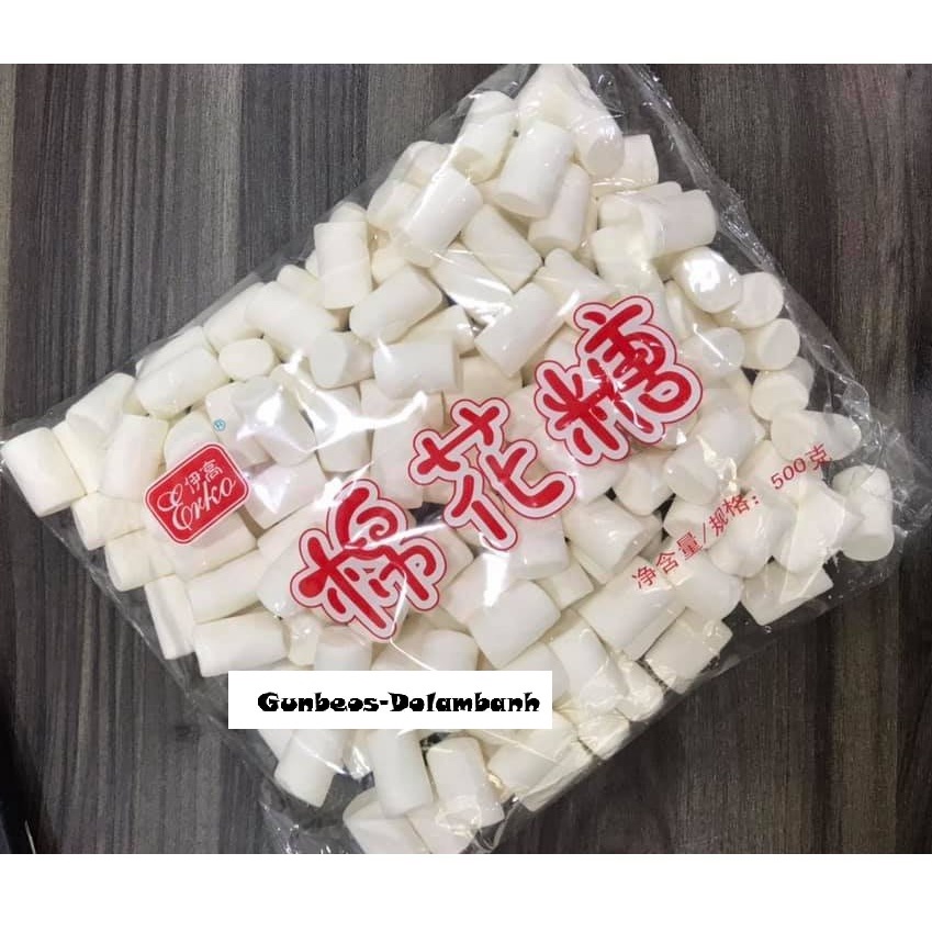 Kẹo marshmallow trắng Erko 500g (hạt nhỏ)