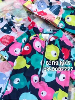 Đồ Bơi Bé Gái Cá Kèm Mũ