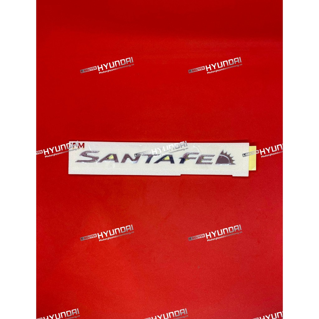 Logo chữ premium Santafe "HTRAC" Hyundai Santafe 2019 2020 2021
