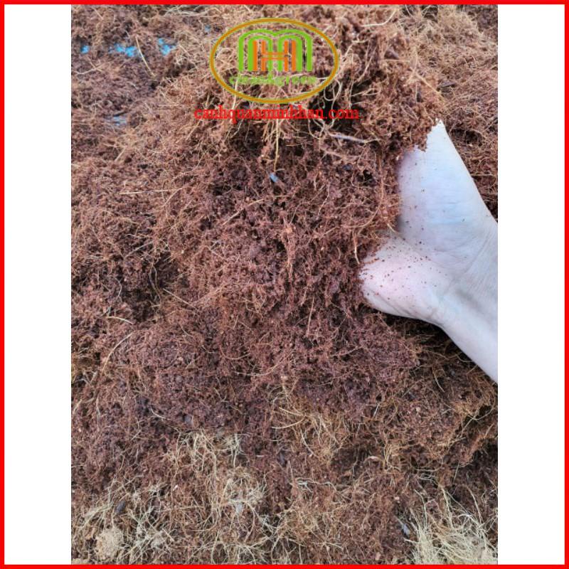 Xơ dừa đã xử lí trồng cây ươm cây 50dm3  làm giá thể cho việc trồng hoa, ươm cây trồng