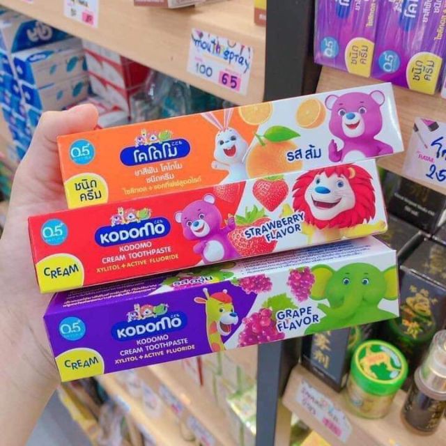 Sale !!! Kem đánh răng cho bé Kodomo 40g và 65g Thái Lan (SP002087 ) shop phúc yến