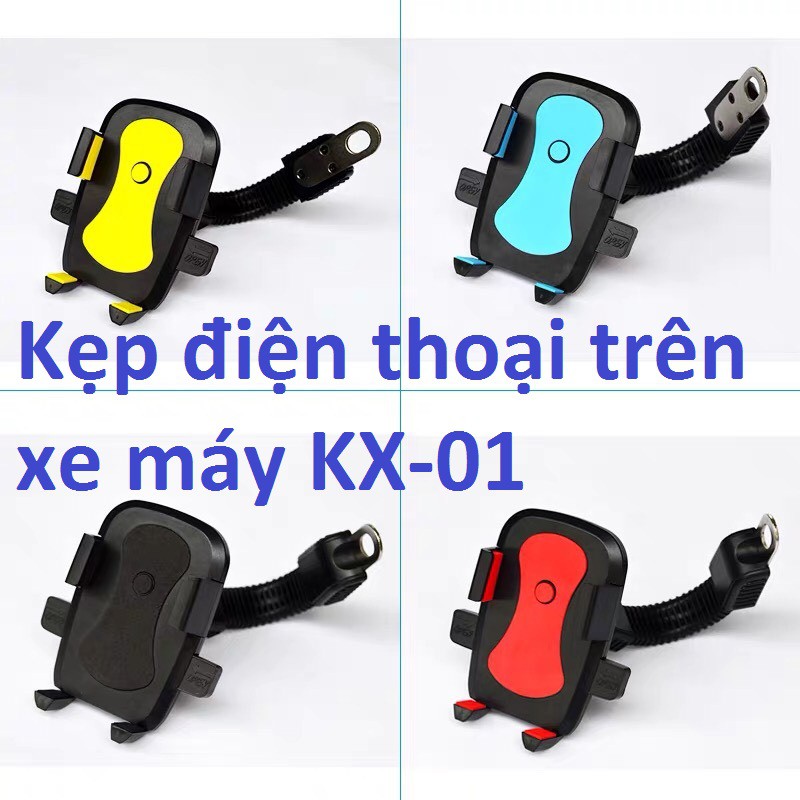 [FREESHIP] KẸP ĐIỆN THOẠI TRÊN XE MÁY KX-01, WF-02