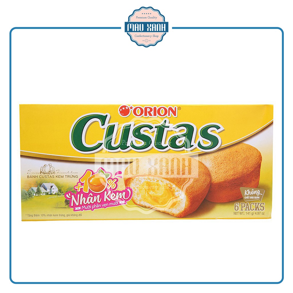 Bánh Bông Lan Custas Orion Nhân Kem Trứng