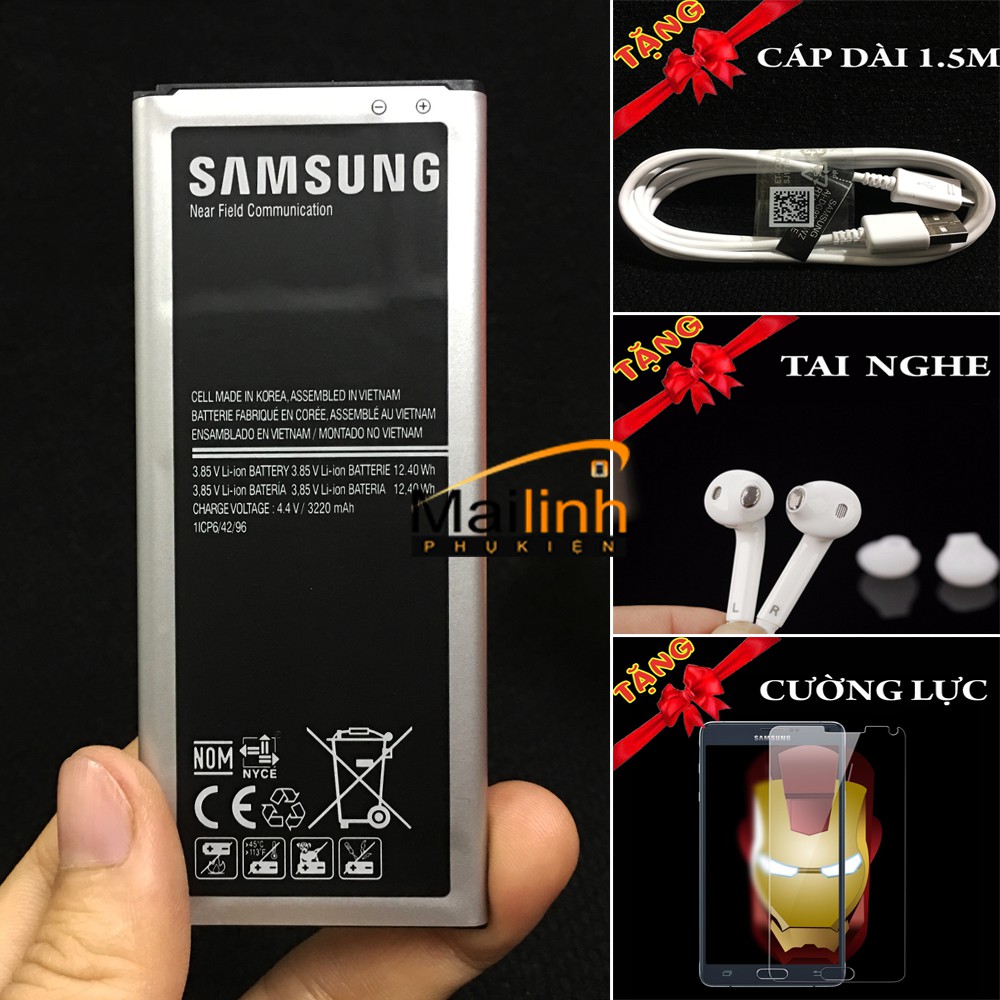 Pin Note 4 CHÍNH HÃNG mới 100%. BH 6 tháng