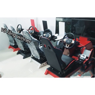 Bộ vô lăng chơi game, học lái xe kèm cabin Winner