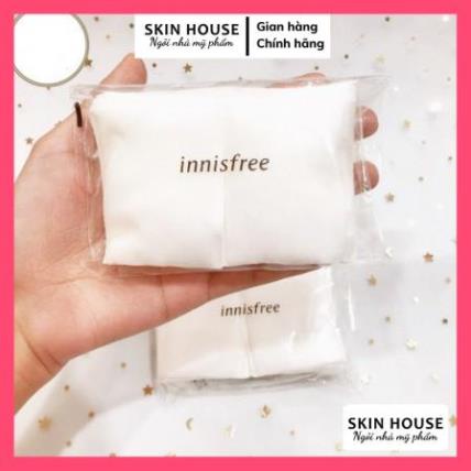 Bịch Bông Tẩy Trang Innisfree 5 Lớp Premium Cotton Pads 10 miếng