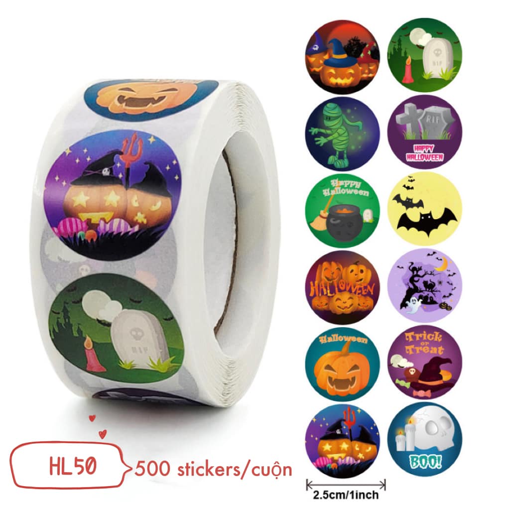 𝗛𝗟𝟱𝟬 - 𝗦𝘁𝗶𝗰𝗸𝗲𝗿 𝗰𝘂𝗼̣̂𝗻 𝗛𝗮𝗹𝗹𝗼𝘄𝗲𝗲𝗻