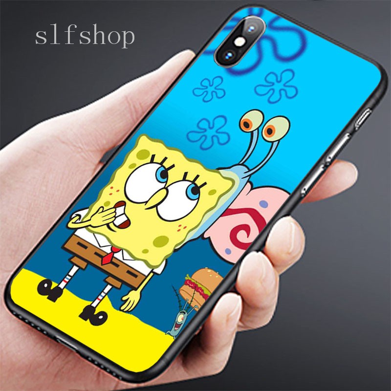 Meizu Meilan Mblu E2 E3 Metal MX4 Pro Note 2 3 5 6 Printed Shell Black soft Phone case Fashion SpongeBob SquarePants