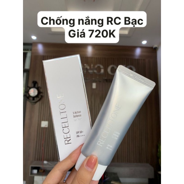 Chống Nắng Recelltone Bạc + Tặng 2 trà táo túi lọc