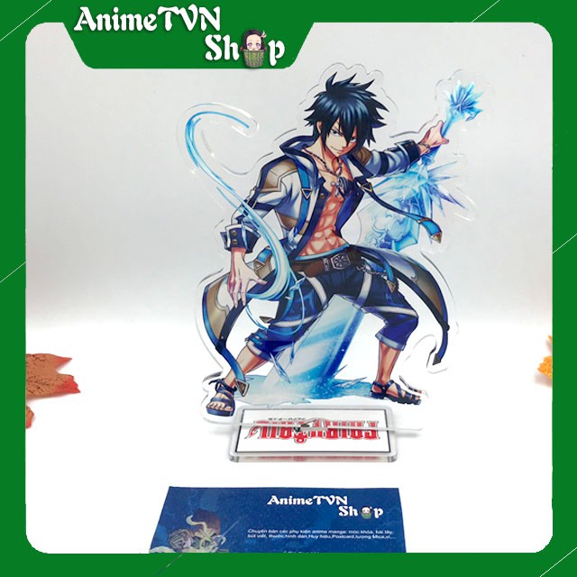 Tượng Mica Standee anime/manga Fairy Tail (Hội đuôi tiên) Nhựa Cứng Acrylic In nhiều chi tiết sắc nét