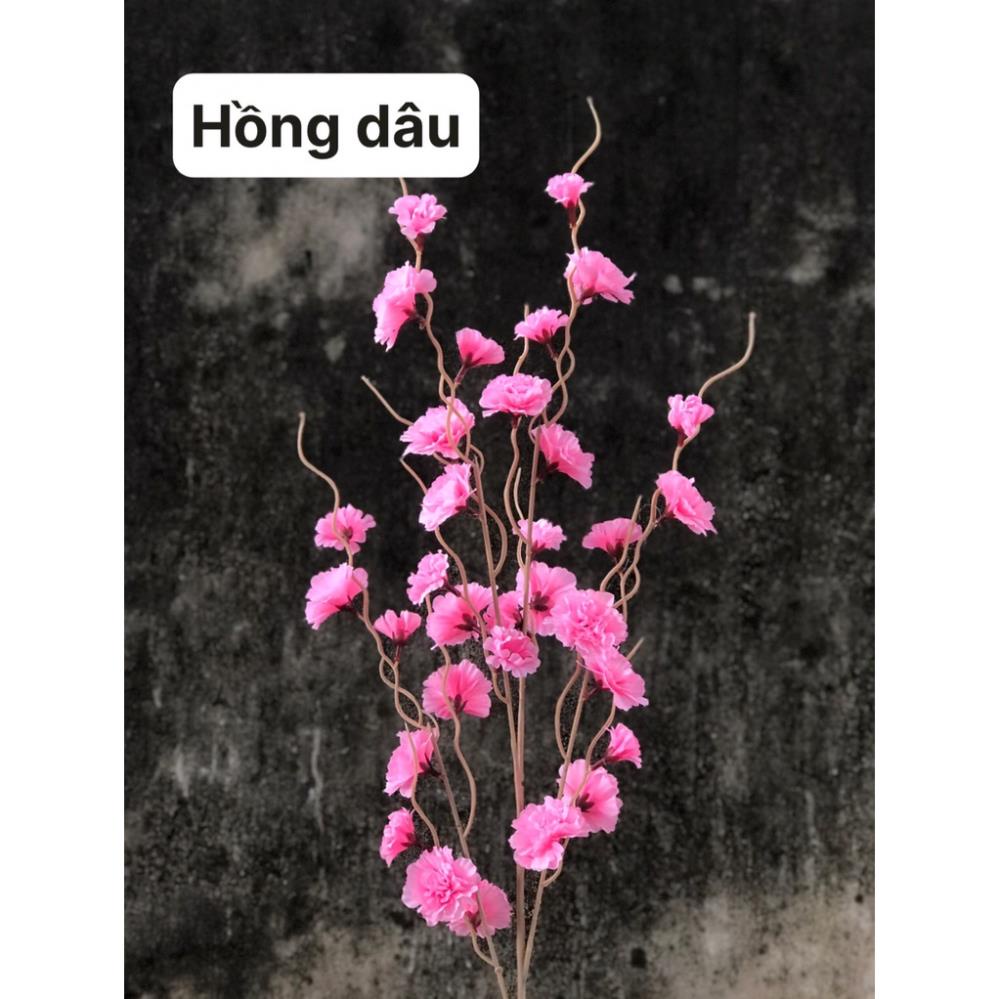 Anh Đào Râu, hoa leo giả vải lụa cao cấp decor trang trí nhà cửa