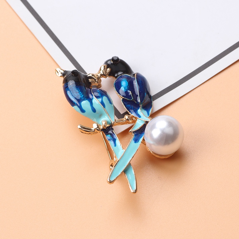 Trâm Cài Áo Hình Côn Trùng/Chim Ốc Sên Tráng Men Quà Tặng Cho Bạn Bè