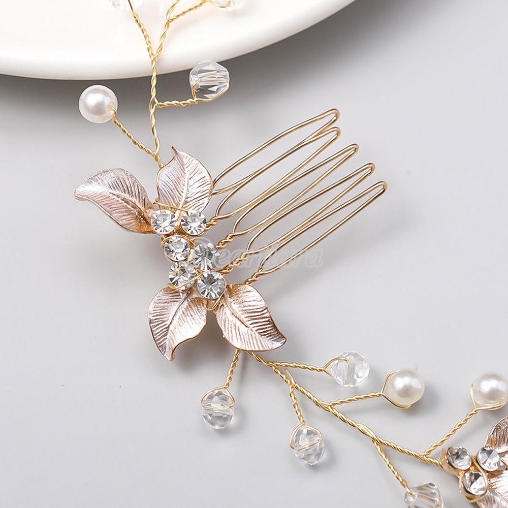 Dây Hoa Trang Trí Tóc Cho Cô Dâu