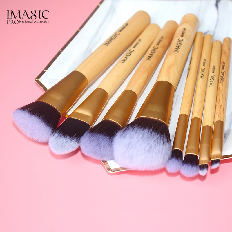 Bộ 8 Cọ Trang Điểm IMAGIC TL-429 Thiết Kế Tiện Dụng 153g