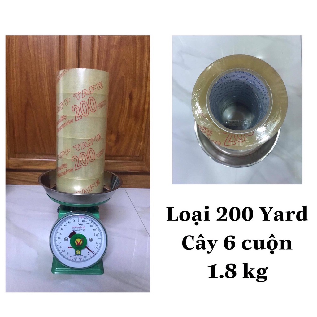 Cuộn băng keo trong 4.8cm*100y và 200y