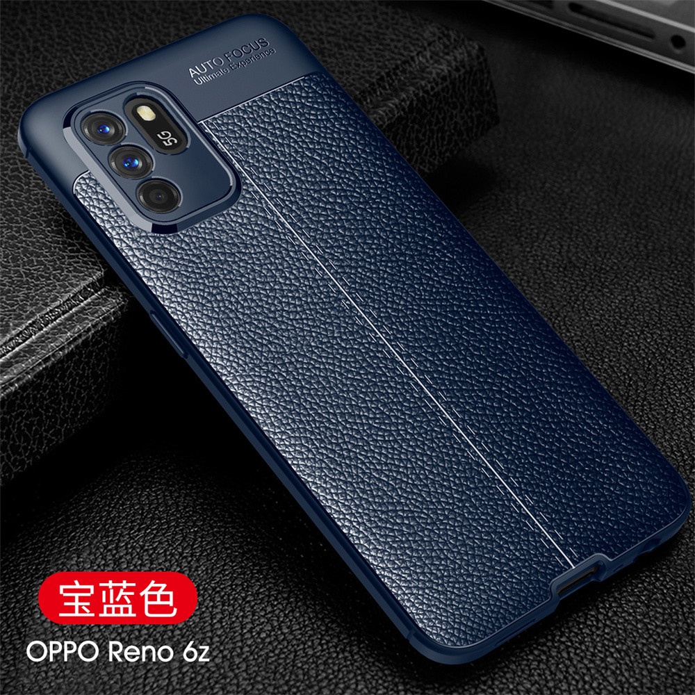 Ốp điện thoại da chống sốc siêu bền dành cho Oppo Reno 6 Reno6 4g 5g Reno 6 Pro Plus 6pro + 6z 6 Z 2021