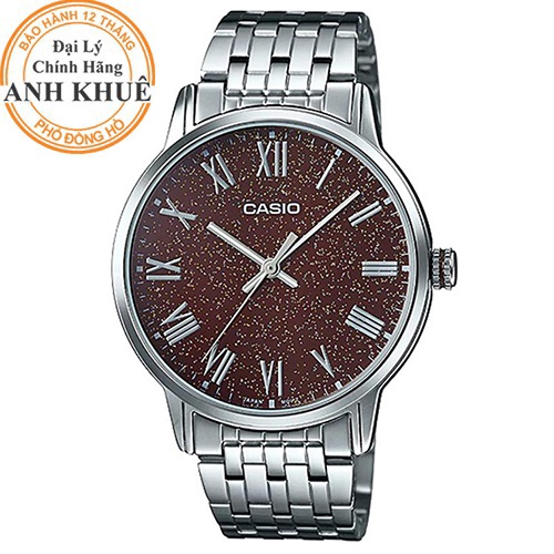 Đồng hồ nam dây kim loại Casio chính hãng Anh Khuê MTP-TW100D-5AVDF