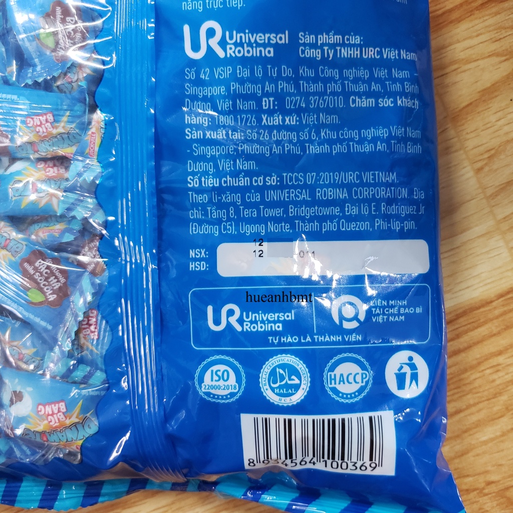 Kẹo Dynamite BigBang Bạc Hà Nhân Socola gói 330g