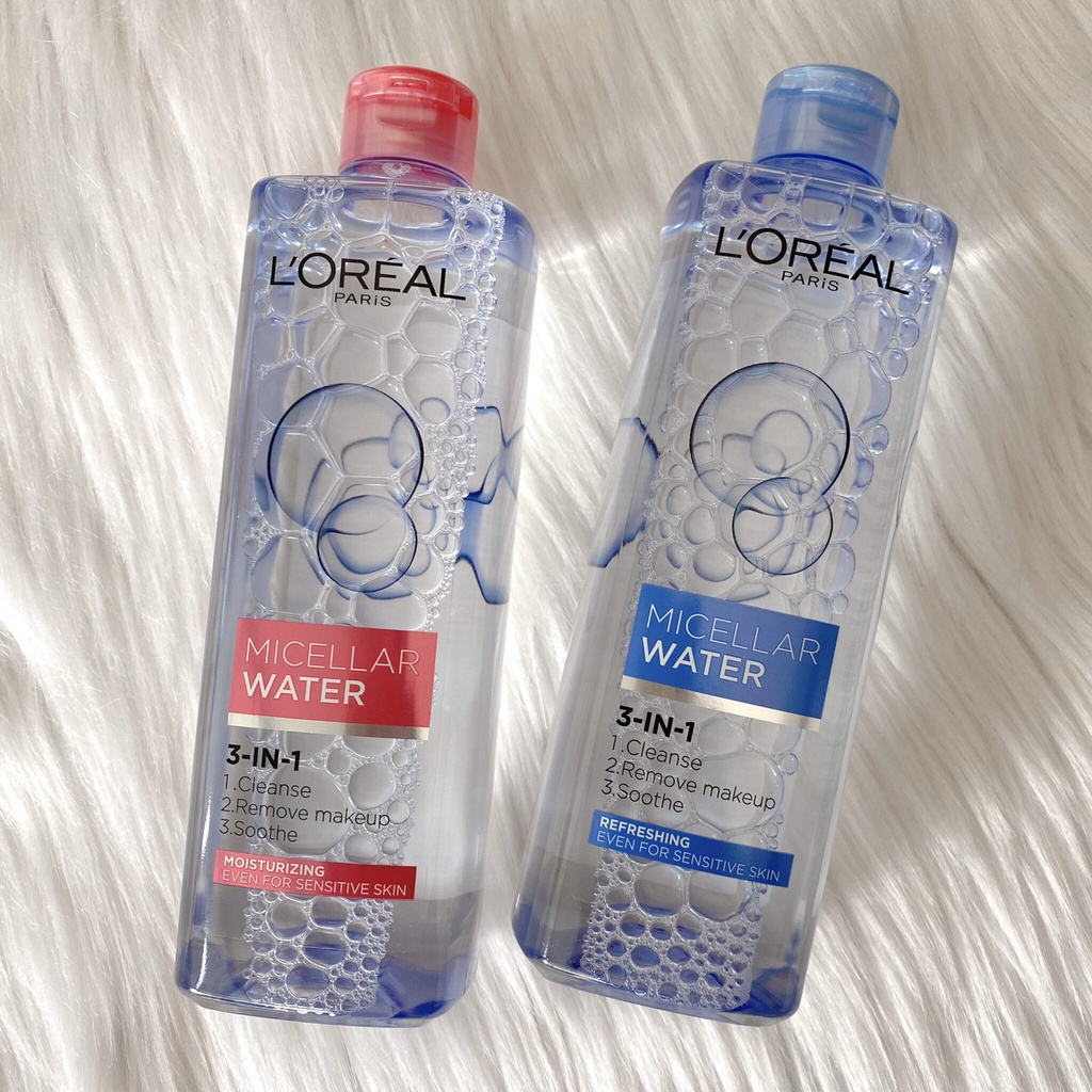 Nước tẩy trang Loreal - L'Oreal Paris 3-in-1 Micellar Water 400ml