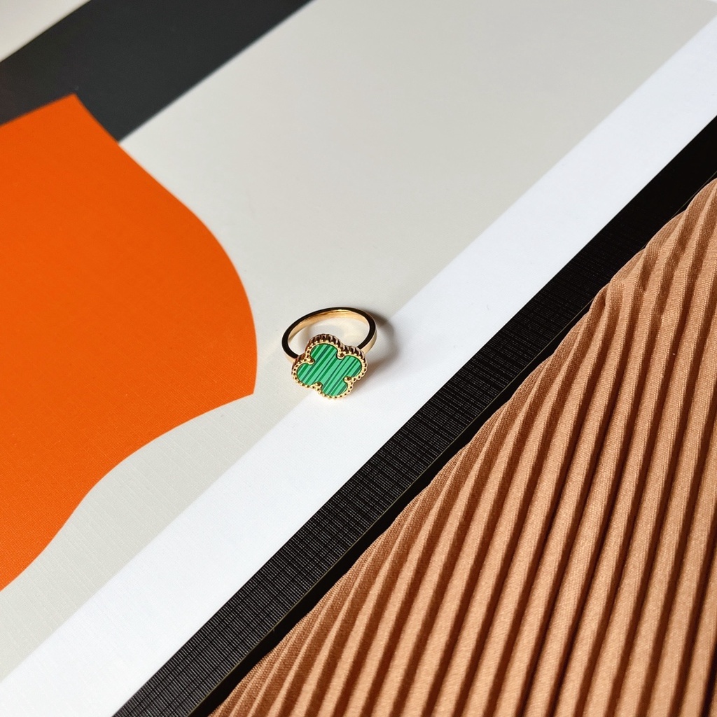 Nhẫn Louis Vuitton Phong Cách Hàn Quốc Đơn Giản Mạ Vàng / Bạc 925 Dành Cho Nữ