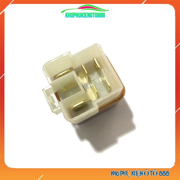 Rơ le relay ô tô 12V 6 chân nâu