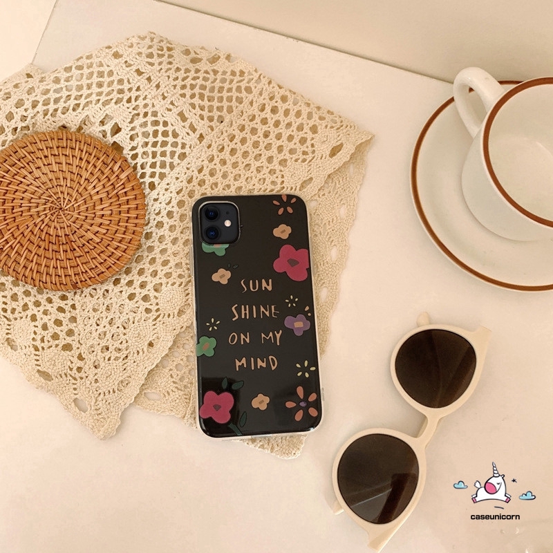 Ốp điện thoại TPU mềm trong suốt họa tiết hoa dành cho iPhone 6 6S 7 8 Plus 11 Pro Max XR X XS MAX SE 2020 | BigBuy360 - bigbuy360.vn