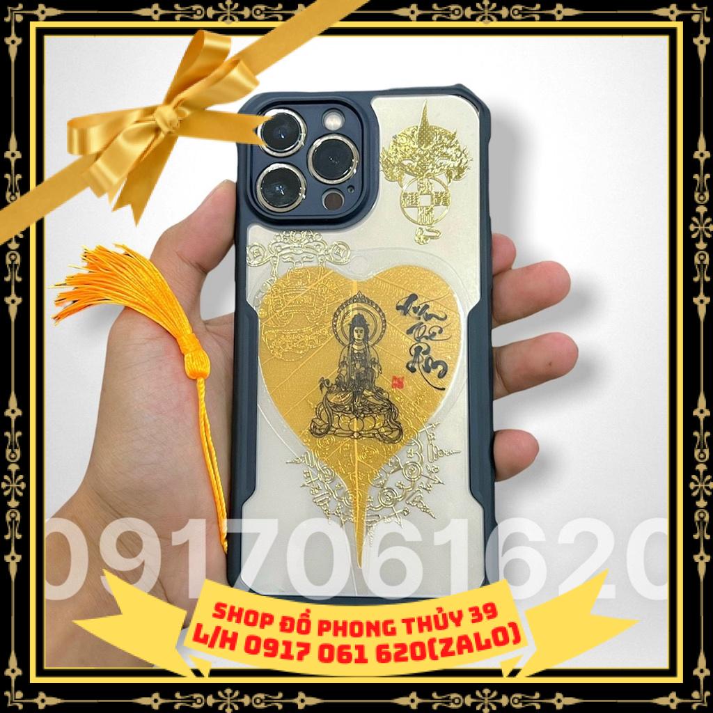 LÁ BỒ ĐỀ IN HÌNH PHẬT BÀ QUAN ÂM BỒ TÁT mang ý nghĩa phong thủy may mắn, cầu bình an, chiêu hút tài lộc. - HÀNG CAO CẤP
