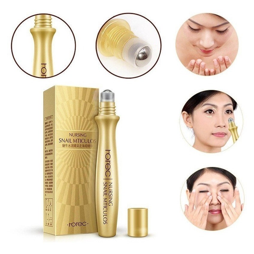 Serum dưỡng da mắt ốc sên Rorec chống lão hóa làm mờ quầng thâm và tan bọng mắt chính hãng 100% - Hanayuki Asia