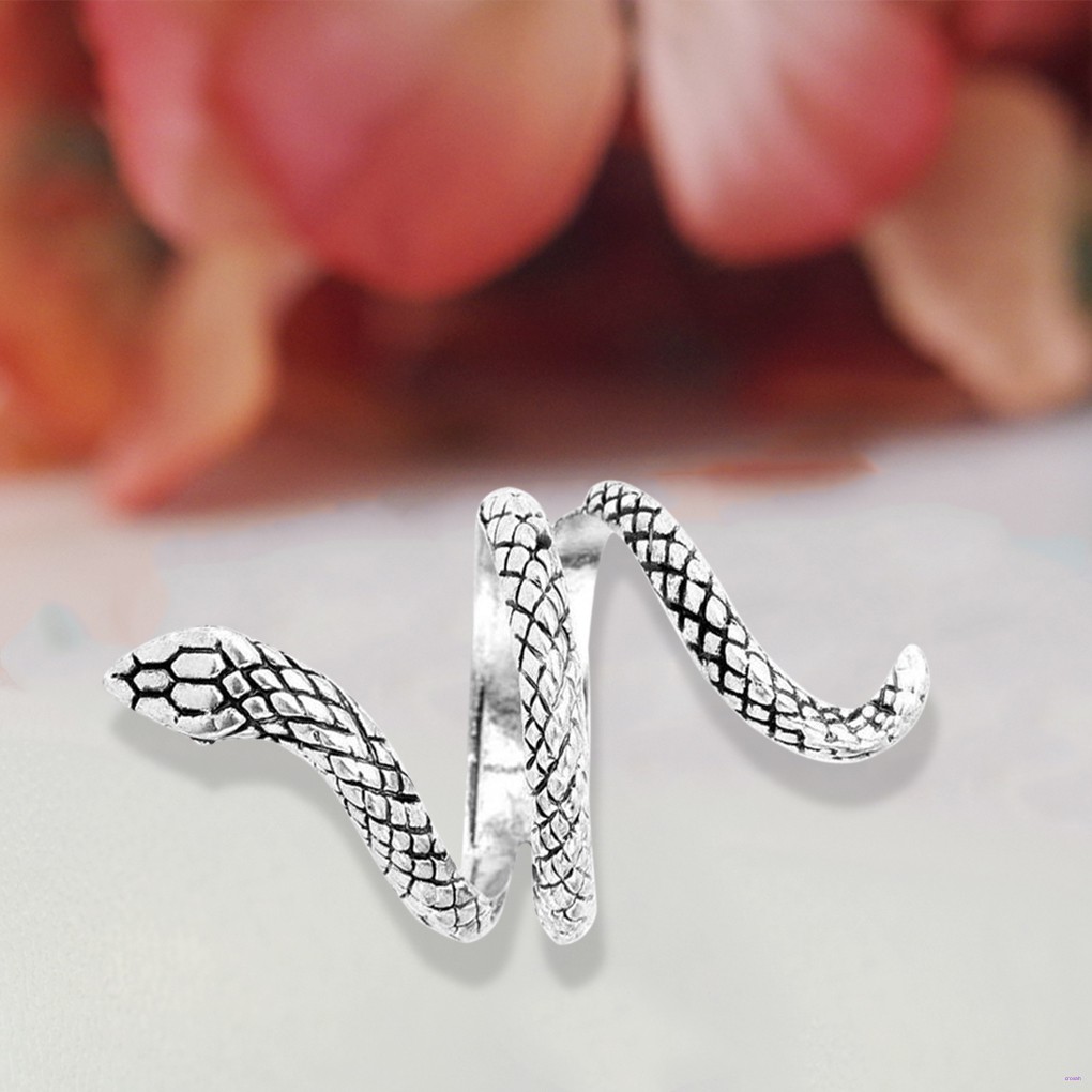 Nhẫn hở nữ bằng hợp kim thiết kế động vật đơn giản cá tính