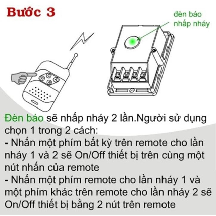 Công tắc điều khiển từ xa công suất lớn TPE-RC1A