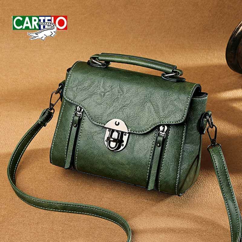 Túi Xách Da Cá Sấu Thật Dáng Vuông Nhỏ Phong Cách Retro Hàn Quốc Hợp Thời Trang Cho Nữ & *