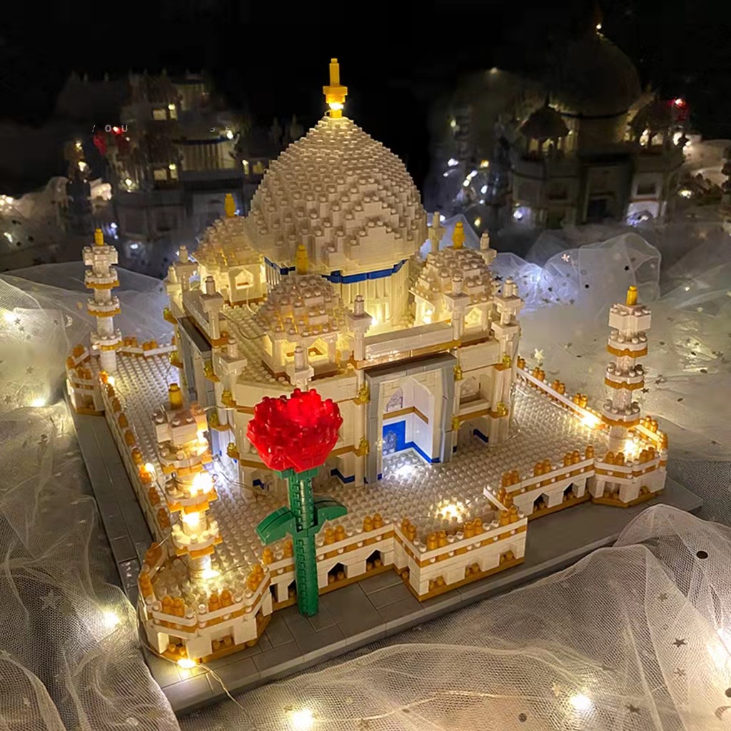 Đồ chơi decor lắp ghép kiến trúc thế giới cung điện taj mahal mô hình lâu đài xếp hình diy nanoblock Vườn Ngự Uyển