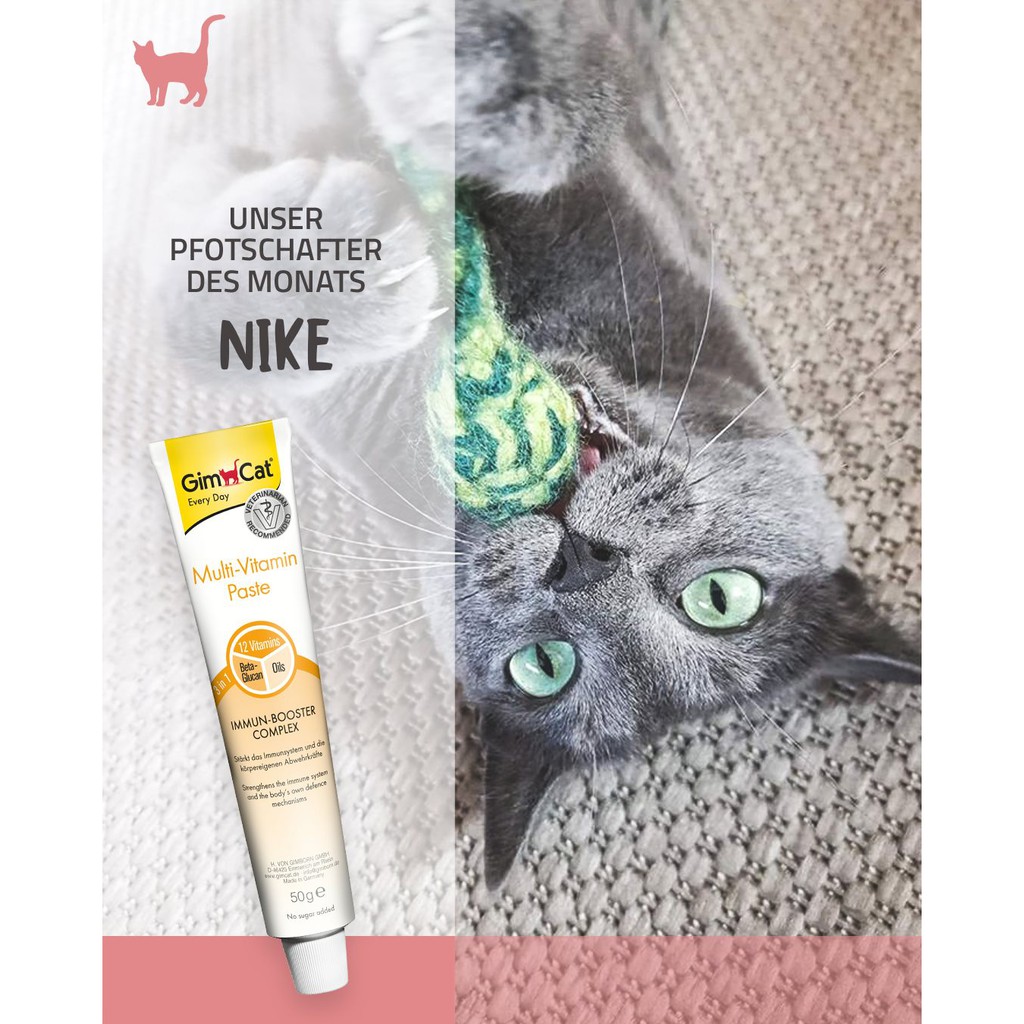 GimCat Gel Dinh Dưỡng Đủ Loại dành cho Mèo 50G - chuẩn nhập khẩu từ Đức | Vitamin | Urinary | Hairball | Kitten