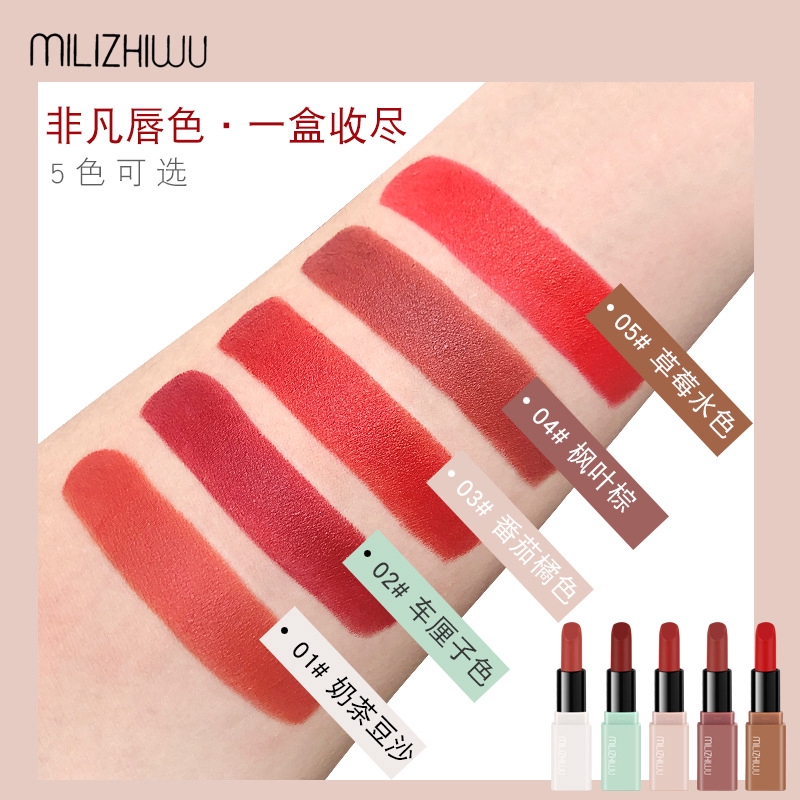 (hàng Mới Về) Bộ Son Môi Dưỡng Ẩm Mini Morandi Màu Nhung Lì | BigBuy360 - bigbuy360.vn