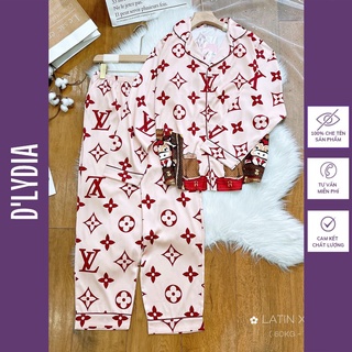 Đồ ngủ pijama nữ bigsize lụa latin cao cấp dài tay Boo Boo D'LYDIA DN09