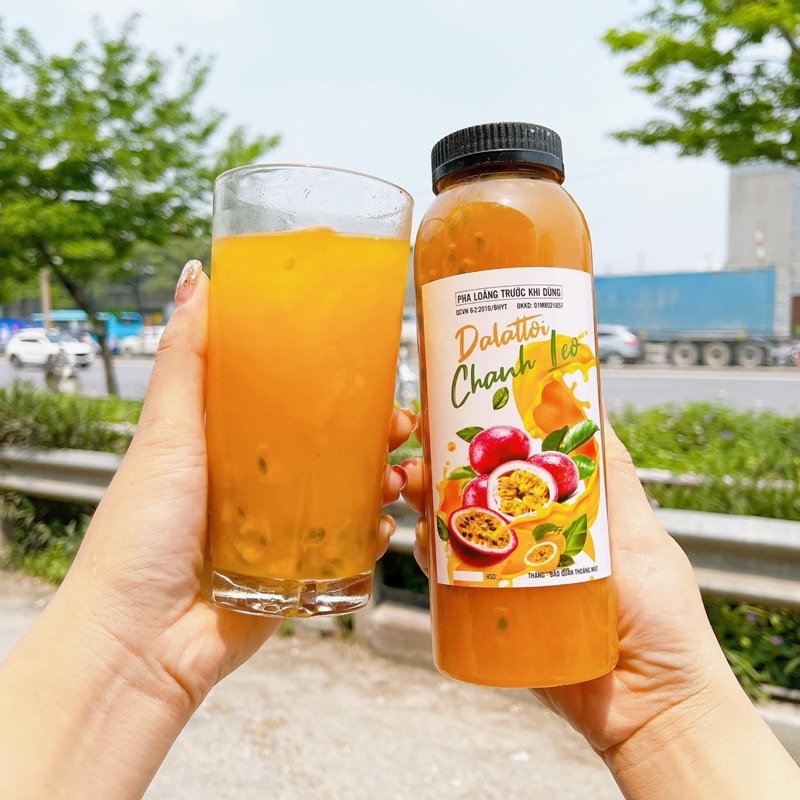 Cốt chanh leo hữu cơ Đà Lạt chai 550ml (chỉ giao hoả tốc)