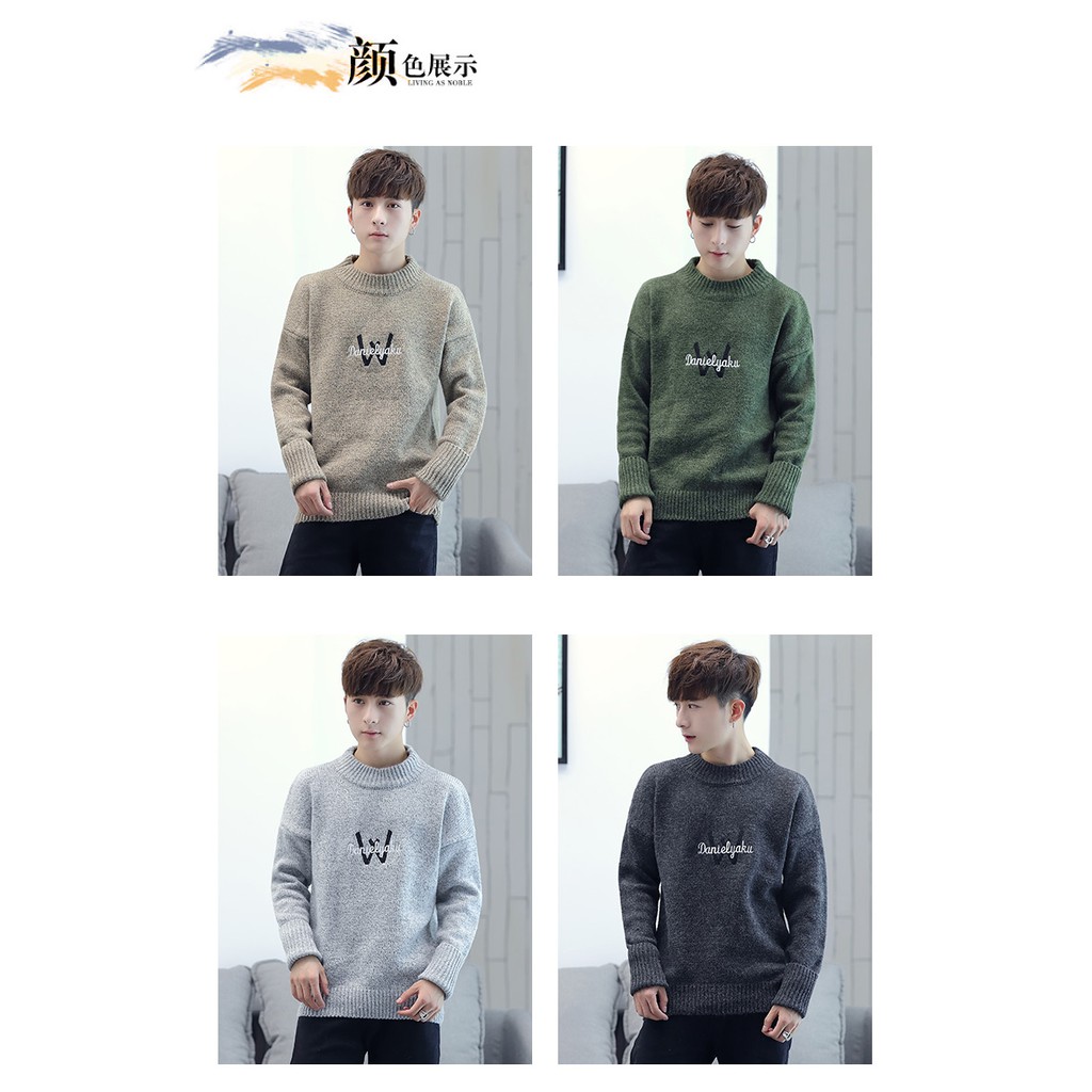 Áo len nam cổ tròn | BigBuy360 - bigbuy360.vn