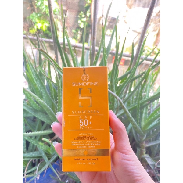 KEM CHỐNG NẮNG SUMDFINE SUNSCREEN SPF 50+, PA +++