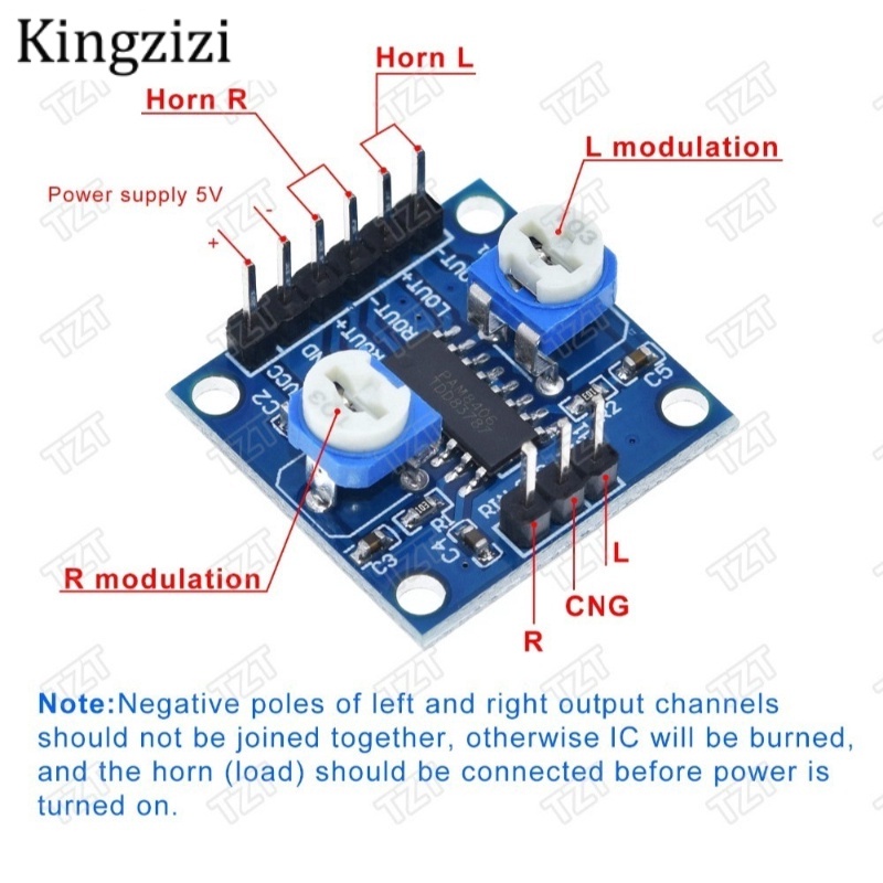 Bảng Mạch Khuếch Đại Âm Thanh Pam8406 5wx2 Stereo M70 Chất Lượng Cao