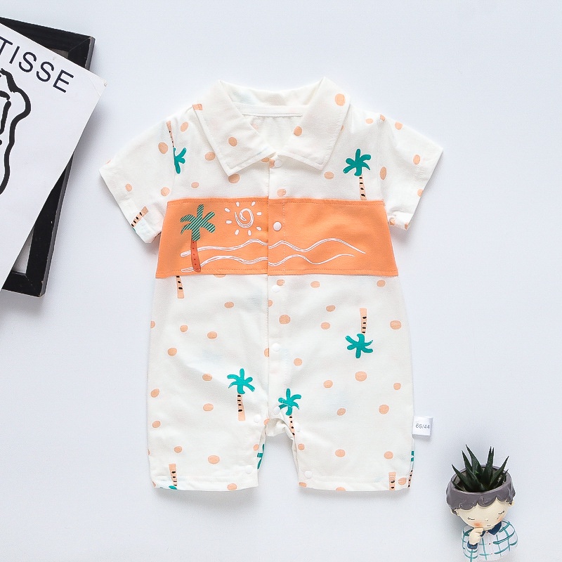 Summer Newborn Baby Romper Onesies Summer New Boys Baby Clothes Cotton Rompers Jumpsuit Bodysuit