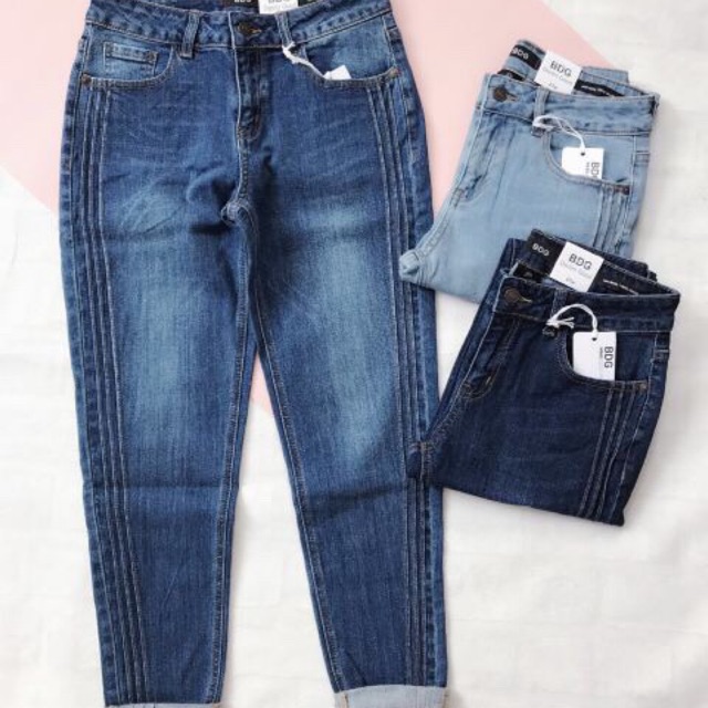Quần jeans baggy đường viền mới