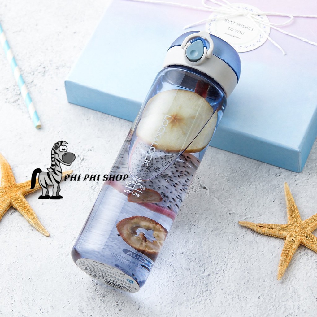 Bình nước nhựa Tritan Lock&Lock One Touch Bottle 500ml ABF645
