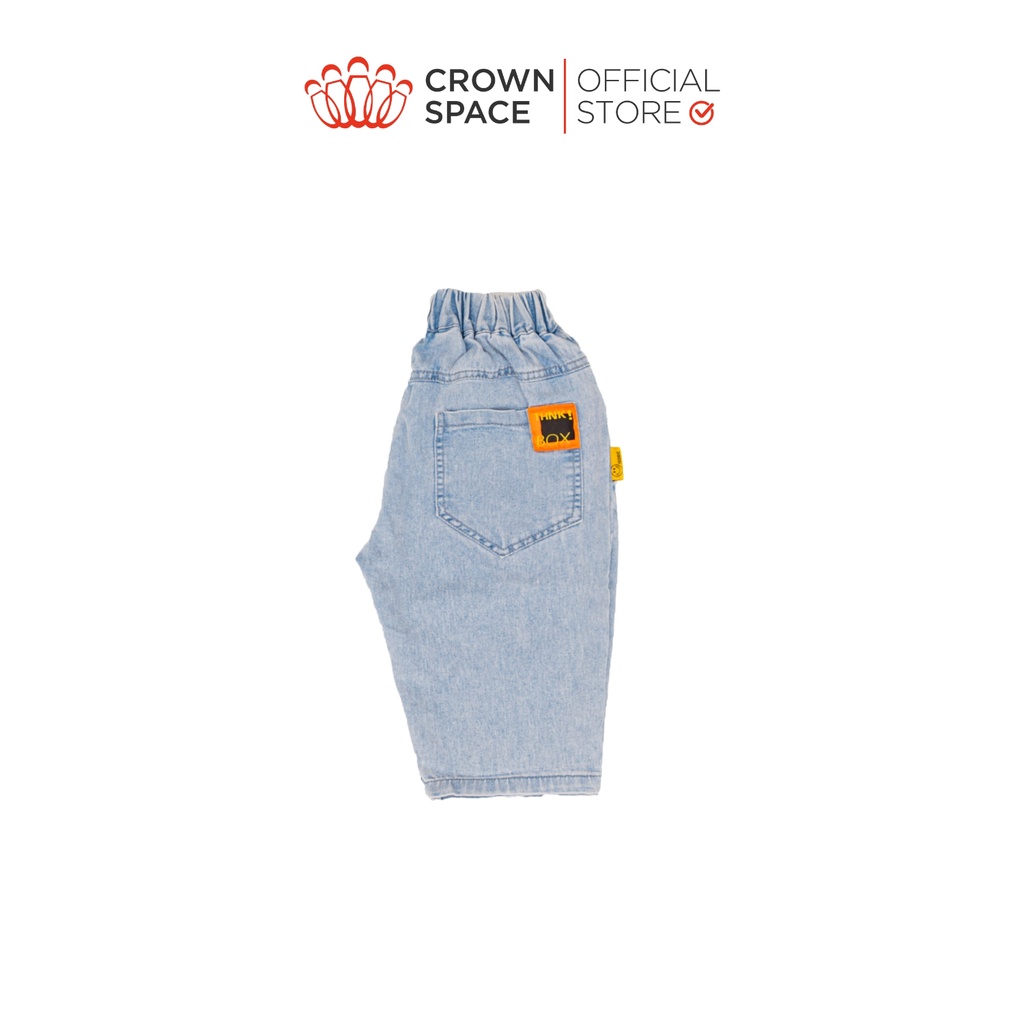 Quần sooc kaki cho bé trai Crown Space CKBS2620811 size 19-33kg rộng rãi, thoáng mát