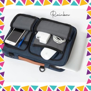 Túi laptop, túi chống sốc laptop macbook chính hãng Rainbow BG001 chất liệu canvas chống nước, lót mút bảo vệ máy tối đa