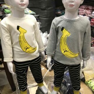 Bộ chuối cho bé trai bé gái