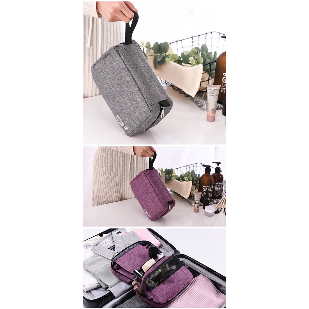 Túi đựng mỹ phẩm và dụng cụ vệ sinh cá nhân tiện lợi cho du lịch