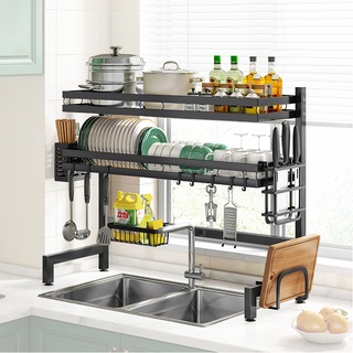 [FREESHIP 100%] Kệ Úp Chén Đĩa Trên Bồn Rửa Chất Liệu Thép Carbon Chống Gỉ VANDO