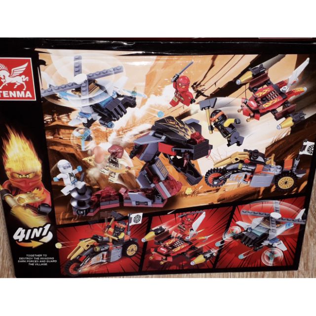 Lắp ráp 1 hộp LegoNinja Mãng xà chúa 6210 có nhiều chi tiết bằng nhựa ABS