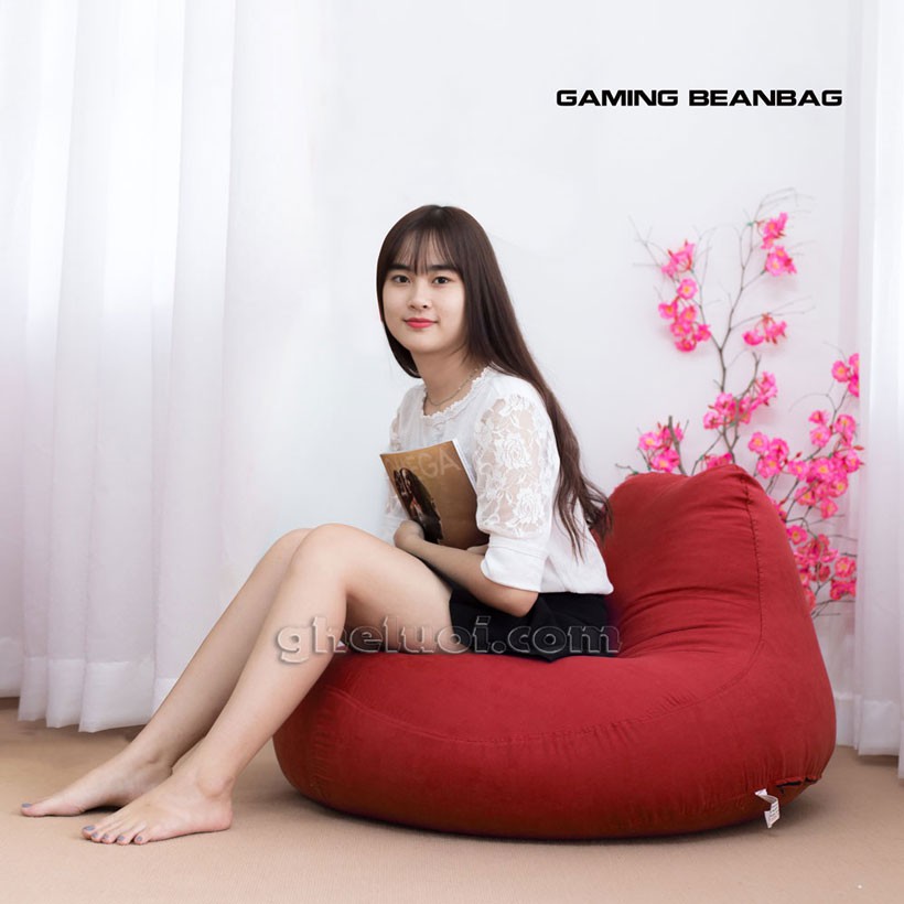 Vỏ Ghế Lười Hạt Xốp Gaming Đủ Màu Size Vừa (Beanbag House)